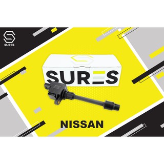 คอยล์จุดระเบิด NISSAN CEFIRO A33 ตัวยาวด้านหลัง - SURES MADE IN JAPAN - SCN-020 - คอยล์หัวเทียน 22448-2Y000