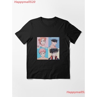 New Jujutsu Kaisen Essential T-Shirt เสื้อยืดพิมพ์ลายการ์ตูนมังงะ ดผ้าเด้ง คอกลม cotton ความนิยม sale Unisex