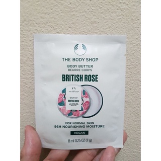 THE BODY SHOP BODY BUTTER BRITISH ROSE  8 ml.