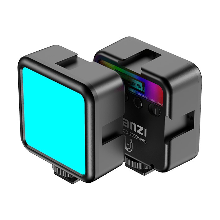 Ulanzi  VL49 ไฟติดหัวกล้อง mini (RGB 360 สี) Light Rechargable มาพร้อมแบตเตอรี่ในตัว