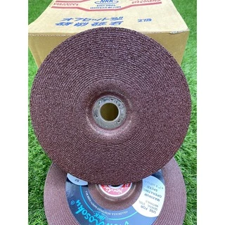 NKK 25ใบ ใบเจียรเหล็กหนา 7นิ้ว หนา 7"x6mm. (25ใบ) สีแดง