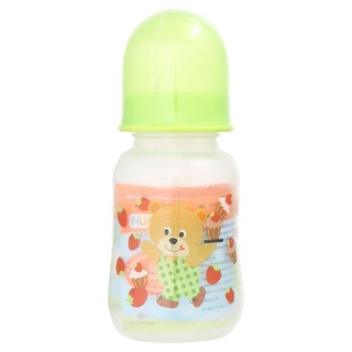 🚚💨พร้อมส่ง!! นูเบบ ขวดนมทรงเอวพิมพ์ลาย ขนาด 4 ออนซ์ 1 ใบ Nuebabe 4oz Feeding Bottle 1pc