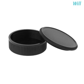 Will Rear Lens Cap/Body Cap Cover Screw Mount For Universal 39mm Leica M39  L39 Black