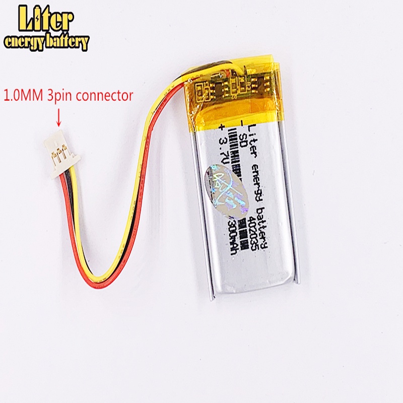 Seventy mai DVR battery 402035 300mah 3.7v car recorder high-temperature li-po polymer rechargeable 