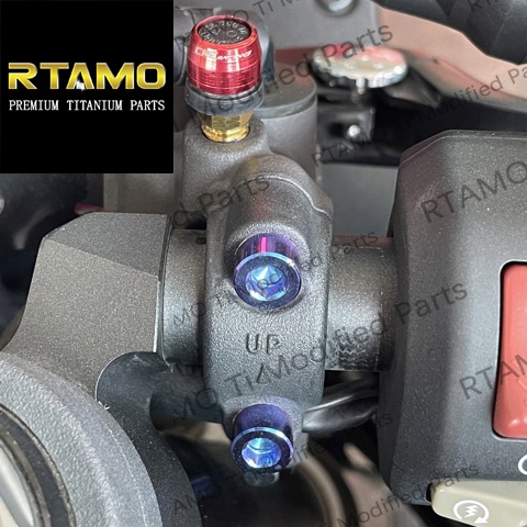 RTAMO Titanium Gr5 M6 (#10) 10 12 15 18 20 25-65L เปลี่ยน คลัตช์ ปั๊มน้ำ เครื่องกำเนิดไฟฟ้า Cap Head Bolt