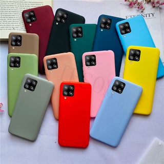 Samsung Galaxy A22 4G 5G Case Soft Silicone TPU Phone Case Cover Matte Simple Candy Color Case