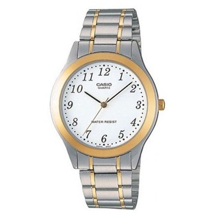 Casio นาฬิกาข้อมือผูัชาย สายสแตนเลส รุ่น MTP-1128G-7BRDF-สีเงิน