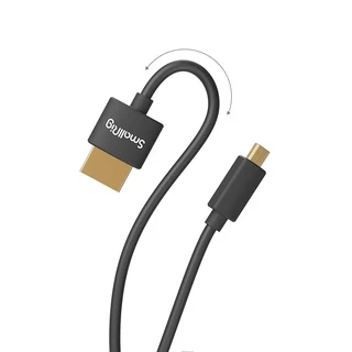 🔥ส่งไวจากไทย🔥Smallrig อัลตร้าสลิม 4K Hdmi สายเคเบิ้ล (D ถึง A) 55 ซม -3043