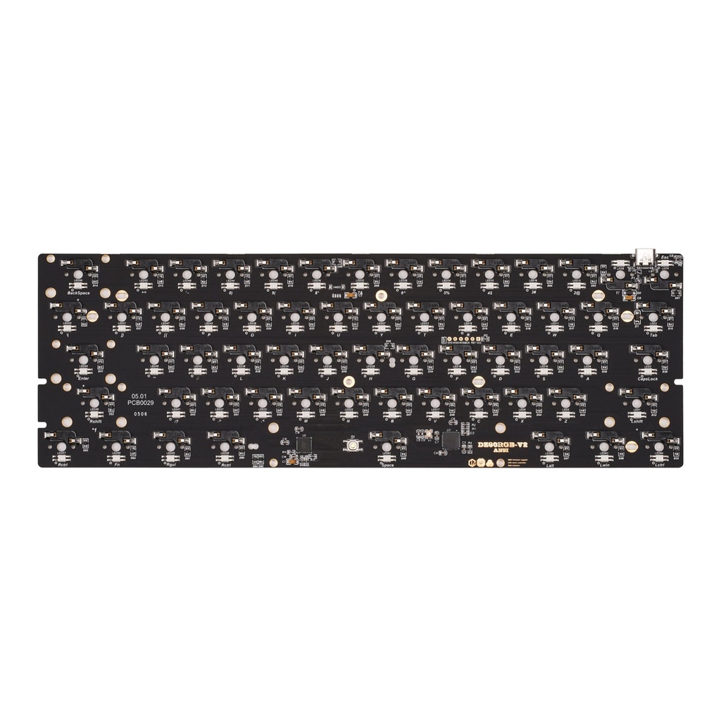 KBDfans DZ60RGB-ANSI V2 Hot Swap Mechanical Keyboard PCB