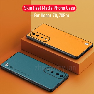 เคสโทรศัพท์มือถือหนัง ผิวด้าน แฟชั่น สําหรับ Honor 70 Pro Honor70 70PRO 60 50 Pro