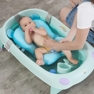 Berma Baby เบาะรองอาบน้ำเด็ก ระบายอากาศได้ กันลื่น ที่รองอาบน้ำเด็ก เบาะรองอาบน้ำ