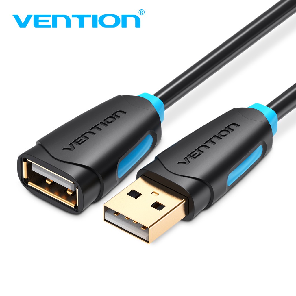 Vention สายต่อพ่วง USB 2.0 ตัวผู้ -  ตัวเมีย สำหรับชาร์จแล็ปท็อป คอมพิวเตอร์ CBC