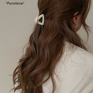 Purelove ใหม่ กิ๊บติดผม ทรงสามเหลี่ยม หางม้า ขนาดเล็ก