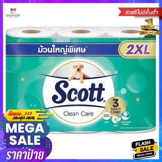 กระดาษชำระ SCOTT CLEAN CARE แพ็ค6TOILET PAPER SCOTT CLEAN CARE PACK6