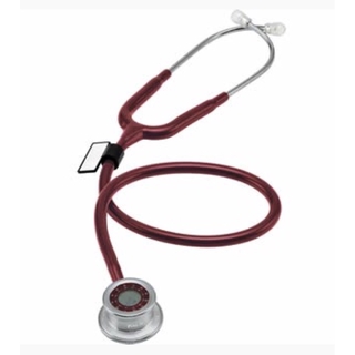 MDF740#17 Stethoscope Pulse time - Burgandy หูฟังทางการแพทย์ Pulse time มีนาฬิกาดิจิตอล สีเลือดหมู