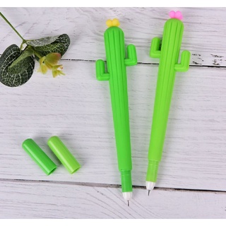 ปากกาแคคตัส cactus pen หมึกสีดำ หัว 0.38มม.