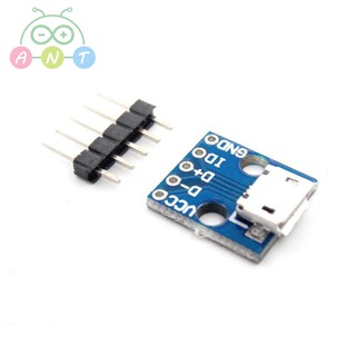 พร้อมส่ง-Micro USB interface power transfer interface 5V bread board module development board