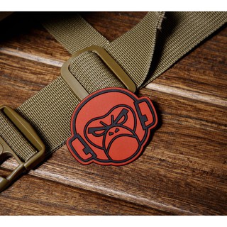 DIY Embroidered Badge Monkey Bag Patch Military Applique