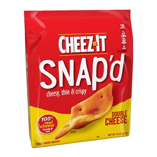 Cheez-it Snapd Double Cheese 7.5 Oz. ชีส-อิท สแน๊ป ดับเบิ้ลชีส 7.5 ออนซ์