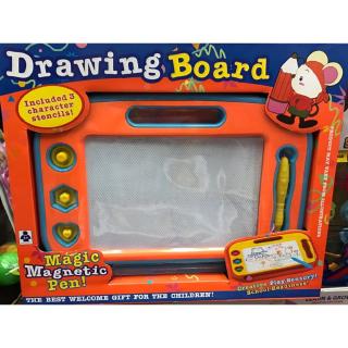 Worktoys กระดานแม่เหล็ก เขียนลบได้ magnetic muilt-color drawing board สีส้มorktoys กระดานแม่เหล็ก เขียนลบได้ magnetic mu