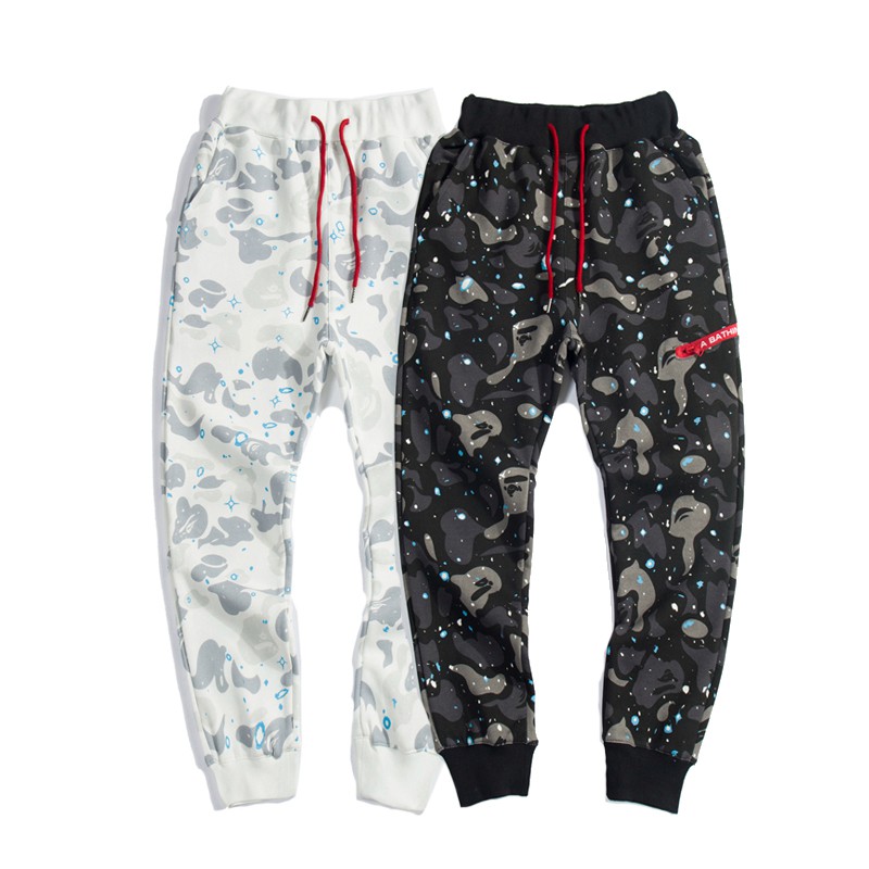 bape space camo pants