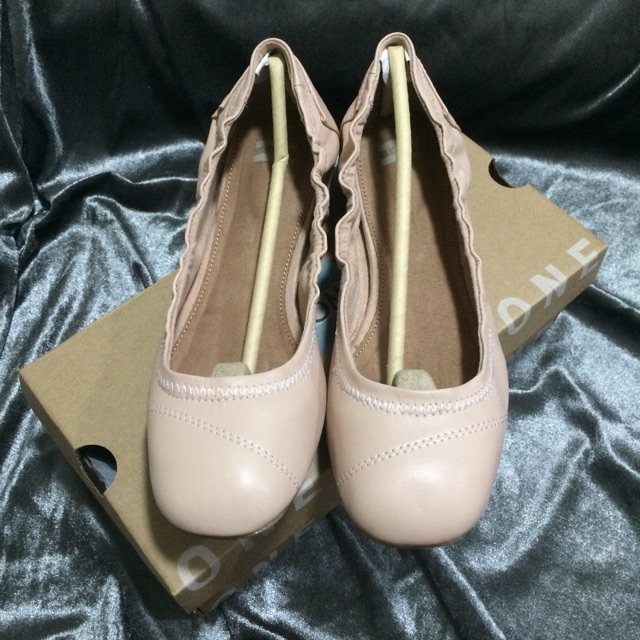 TOMS Ballet Flat Nude Vegan