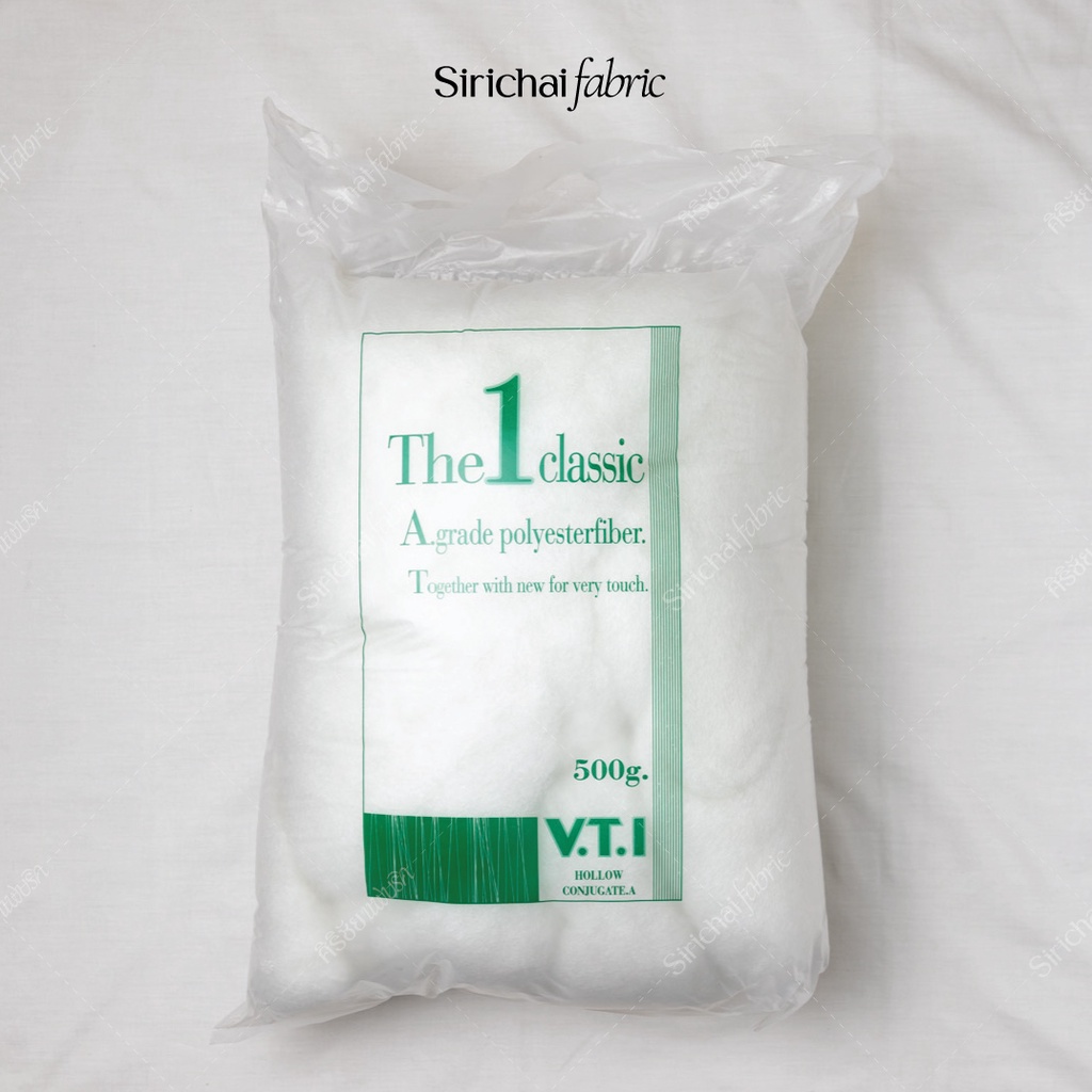ใยสังเคราะห์ สีขาว 1 กิโลกรัม ยี่ห้อ V.T.I.