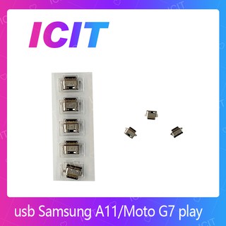 usb Samsung A11 / moto G7play / G8 อะไหล่ตูดชาร์จ ก้นชาร์จ（ได้1ชิ้นค่ะ) อะไหล่มือถือ ICIT-Display