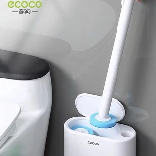Ecoco ที่ขัดห้องน้ำ พร้อมด้ามแปรงขัดส้วม แปรงขัดพื้น ขัดชักโคร แถมฟรีพร้อมแผ่นน้ำยาใช้แล้วทิ้ง16ชิ้น E2013
