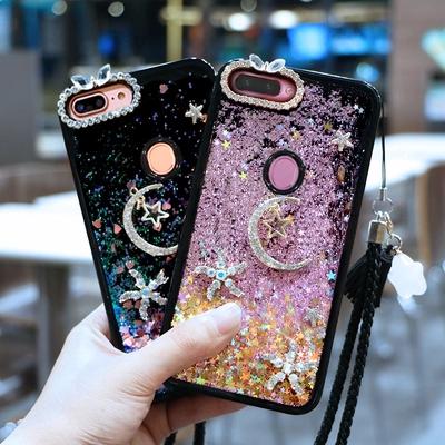 OPPO A7 F9 R15 Pro F3 F1S A3 F1 F3 Plus A53 Case Glitter Quicksand Bling Cover