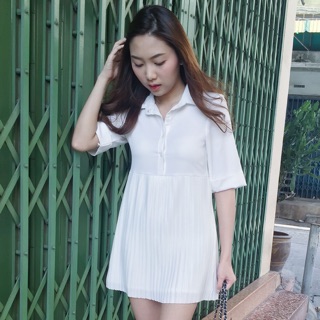 . Pleat dress