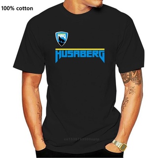 เสื้อยืดผ้าฝ้ายเสื้อยืด พิมพ์ลาย Husaberg สีดํา แฟชั่นสําหรับผู้ชายL XL  XXL 3XL