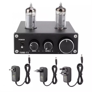 TUBE-T1 เครื่องขยายเสียงหลอดBile Preamplifier HIFI Preamp TrebleเบสเสียงPreamplifier DC12Vสำหรับเครื่องขยายเสียงลำโพง