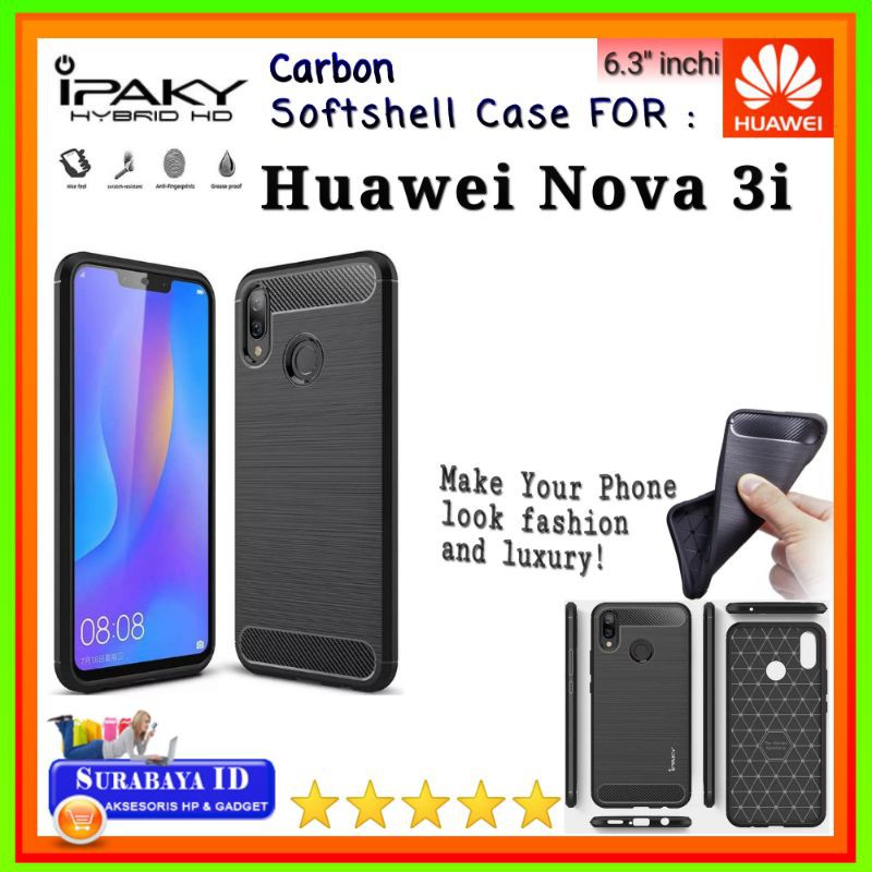 เคสโทรศัพท์มือถือ Huawei Nova 3i (6.3 นิ้ว) | เคสนิ่ม สําหรับ Huawei Nova 3i