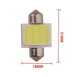 421249 หลอดไฟ Led 31 มม. 12smd 1210 สําหรับติดป้ายทะเบียนรถยนต์ 1 ชิ้น