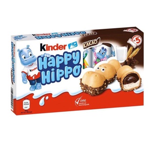 Kinder happy hippo แบบกล่อง5 ชิ้น