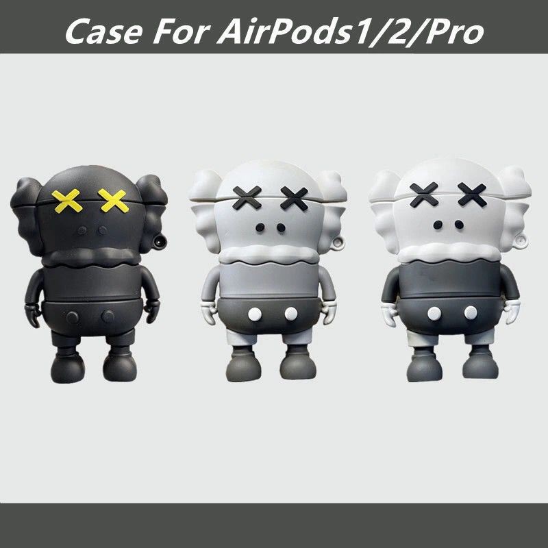 KAWS เคส Airpods ความคิดสร้างสรรค์ บุคลิกภาพ เคสแอร์พอดยางซิลิโคน Airpod 1 2 Airpods Pro กันตก soft case