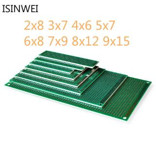 pcb universal บอร์ดวงจรแบบสองด้าน 2 . 54 pitch 1 . 6