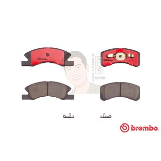 P16 011C ผ้าเบรก F (แท้ BREMBO รุ่น Ceramic) MITSUBISHI มิราจ ECO Mirage, Attrage 1.2 Ecocar ปี2012-&gt;