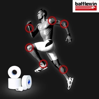 Battlewin Taping Tape รุ่น C50F (Non- Elastic) เทปล็อคชนิดไม่ยืดหยุ่น พยุงข้อต่อ บรรเทาอาการบาดเจ็บ เทปญี่ปุ่นบรรเทาปวด