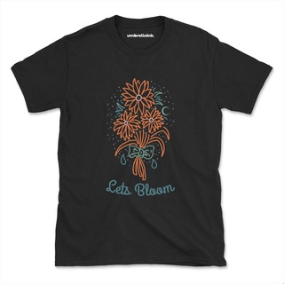 เสื้อยืด พิมพ์ลาย Lets Bloom Hippie สําหรับผู้ชาย