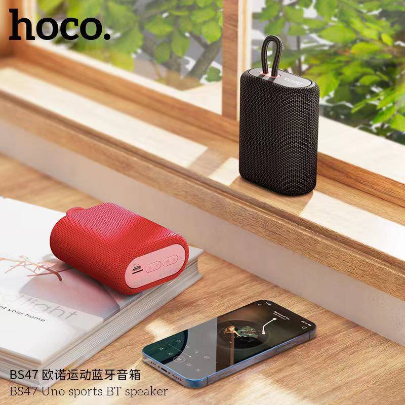 Hoco BS47 ลำโพง Bluetooth 5.0 ดีไซน์โดดเด่น พกพาสะดวก มาพร้อมช่องเสียบ ...