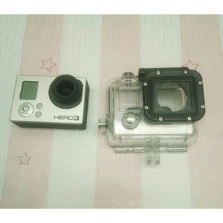 กล้อง Gopro Hero 3 Black  เคสกันน้ำ สภาพใหม่  การใช้งานปกติ