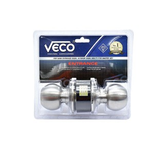 VECO ลูกบิดทั่วไป 3871 SS-ET หัวกลม SS