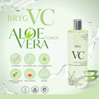 โทนเนอร์ TONER BRYG VC ALOE VERA บริก วีซี ว่านหาง 3in1 เช็ด ตบ มาส์ก VC Premium from Japan +ว่านหาง