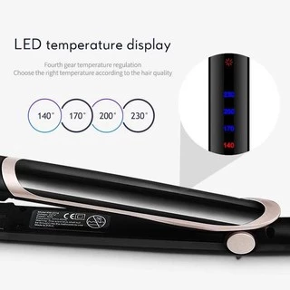 Kemei KM-2219 ที่หนีบผม เครื่องหนีบผม ทำผมตรงหรือเป็นลอน เครื่องม้วนผม ที่ม้วนผม ผมตรงสวยเป็นธรรมชาติ ร้อนเร็ว2219
