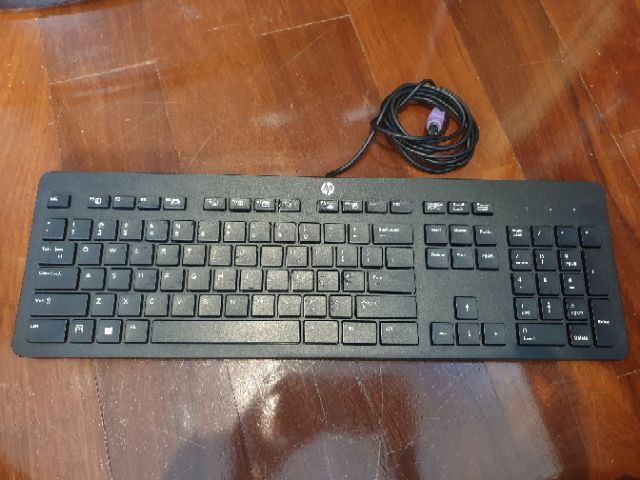 คีย์บอร์ดมือสอง keyboard HP รุ้น KB1469 หัวPS2 แป้นอังกฤษ