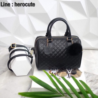 KEEP quited leather Pillow bag ส่งฟรีEMS