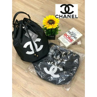 Chanel Bucket Bag กระเป๋าทรงขนมจีบที่สามารถสะพายหลังหรือจะถือเก๋ๆได้ลุคซ์คุณหนู