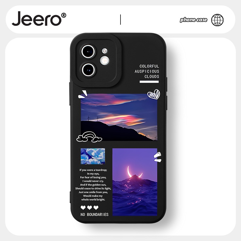 Jeero เคสไอโฟน เคสซิลิโคนนุ่มกันกระแทกน่ารักตลก เคสโทรศัพท์ Compatible for iPhone 16 15 14 13 12 11 Pro Max SE 2020 X XR XS 8 7 ip Plus HFF1364